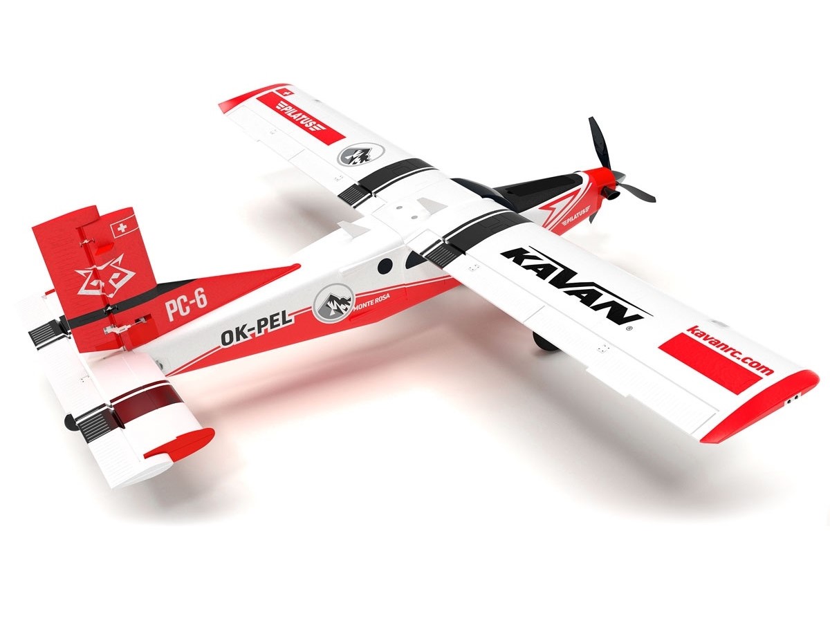 Kavan Pilatus Porter PC-6 - Spw 1500mm - PNP-Set - rot – Bild 2