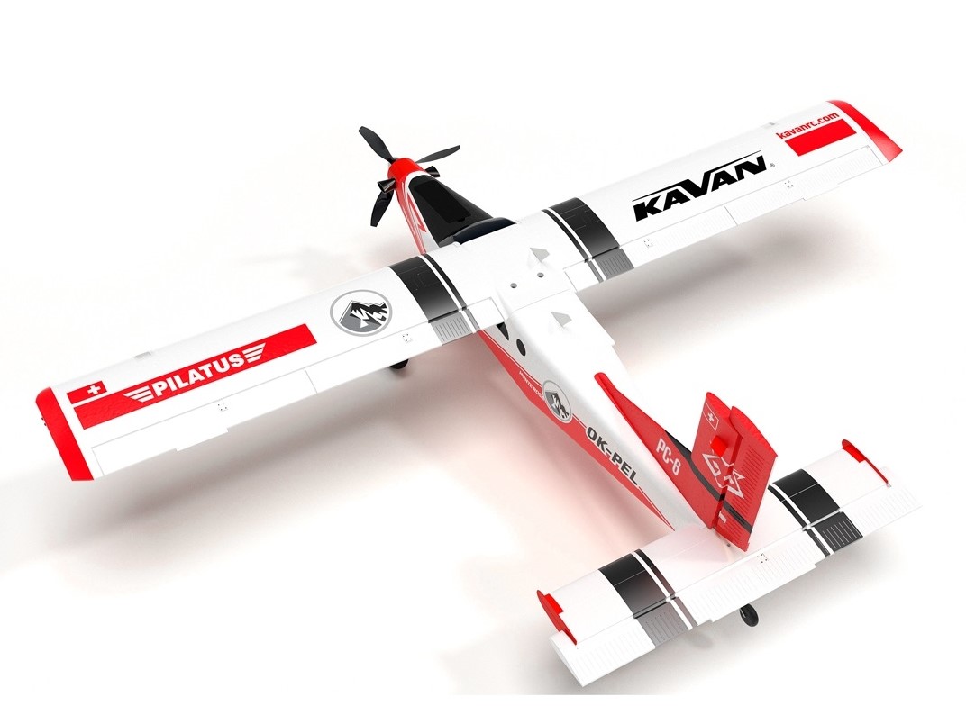 Kavan Pilatus Porter PC-6 - Spw 1500mm - PNP-Set - rot – Bild 3