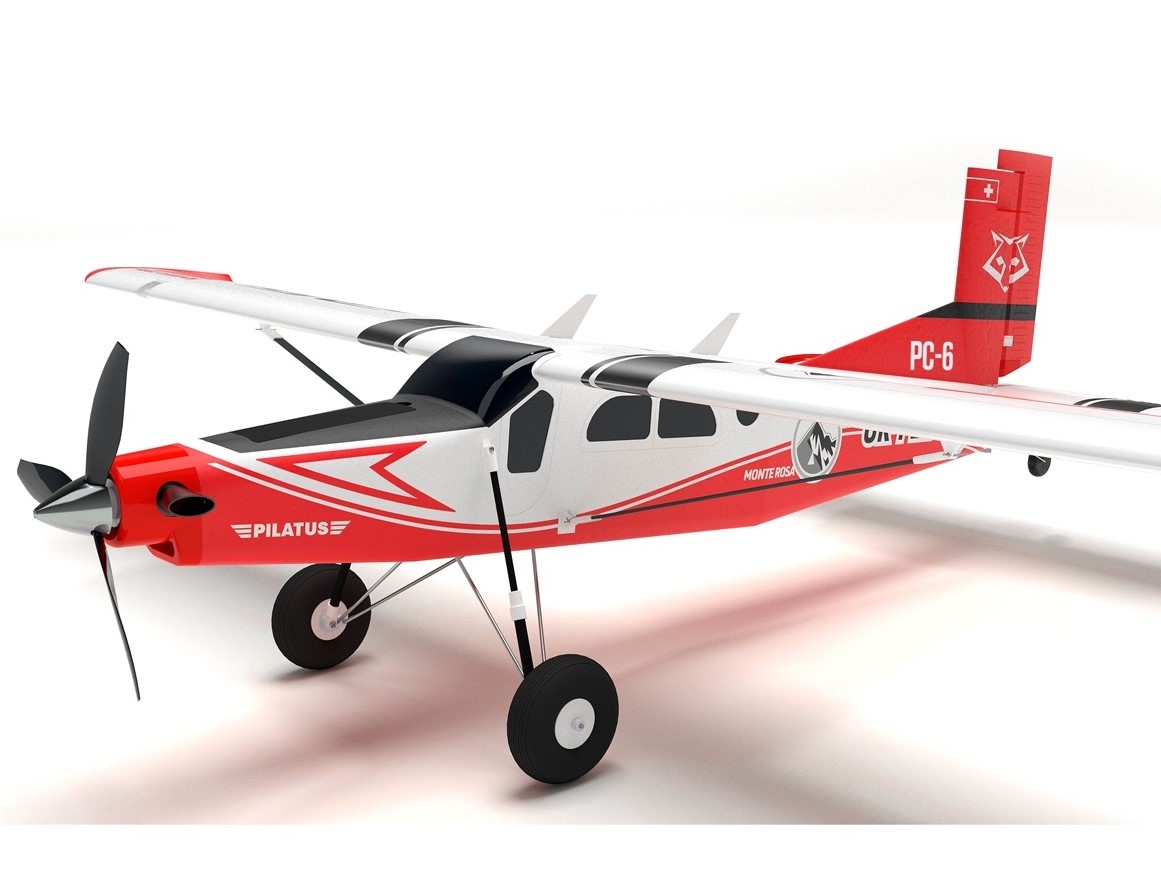 Kavan Pilatus Porter PC-6 - Spw 1500mm - PNP-Set - rot – Bild 4