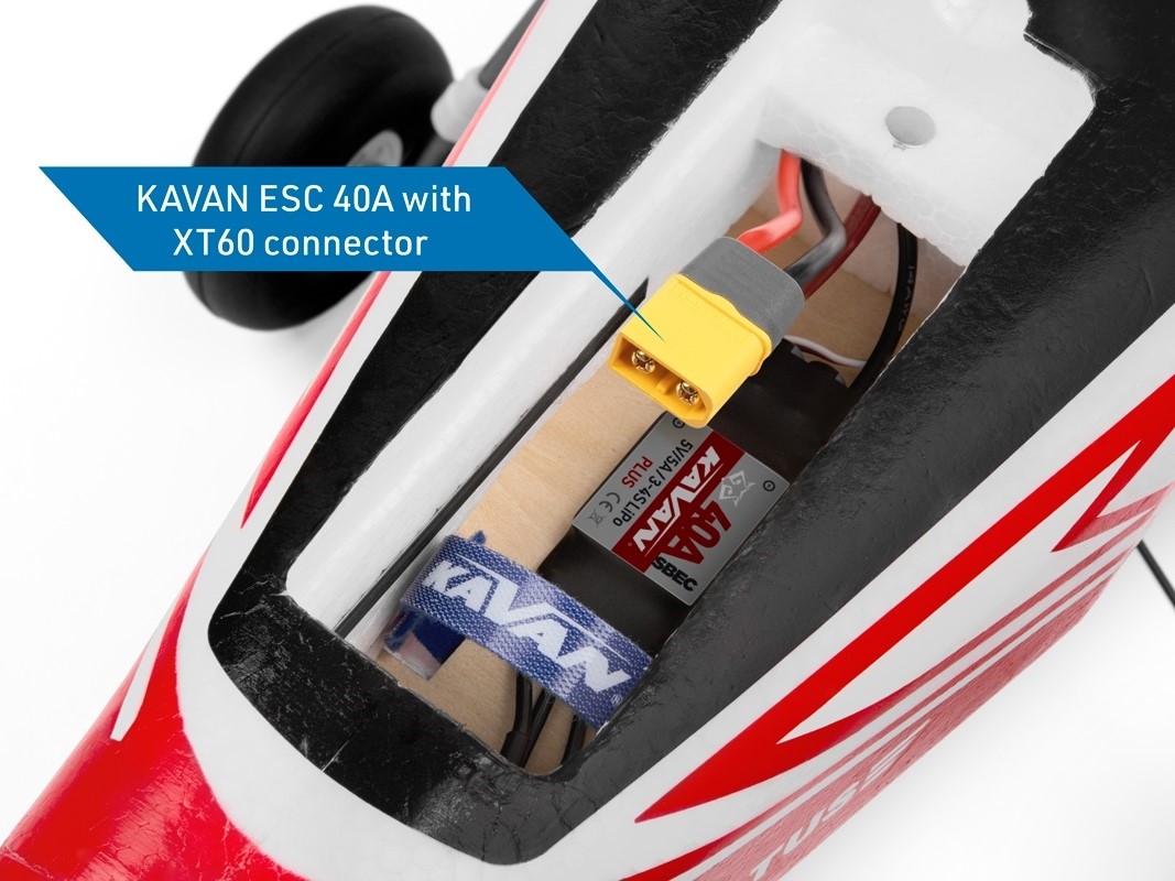 Kavan Pilatus Porter PC-6 - Spw 1500mm - PNP-Set - rot – Bild 6