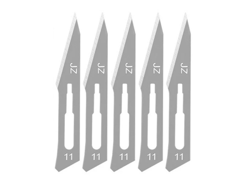 Ersatzklingen Spitz zu Skalpell - 5er-Set