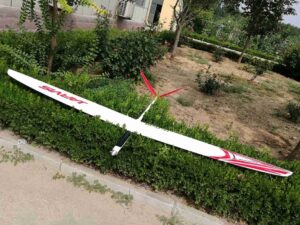 Voll GFK Elektrosegler Jarvis V-LW, Spw 2550mm von RCRCM