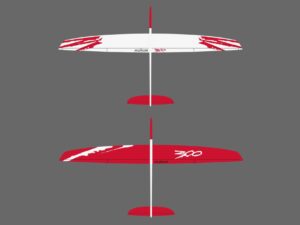 Voll GFK Elektrosegler F3B/F3F E 300 - Spw 2900mm - RCRCM