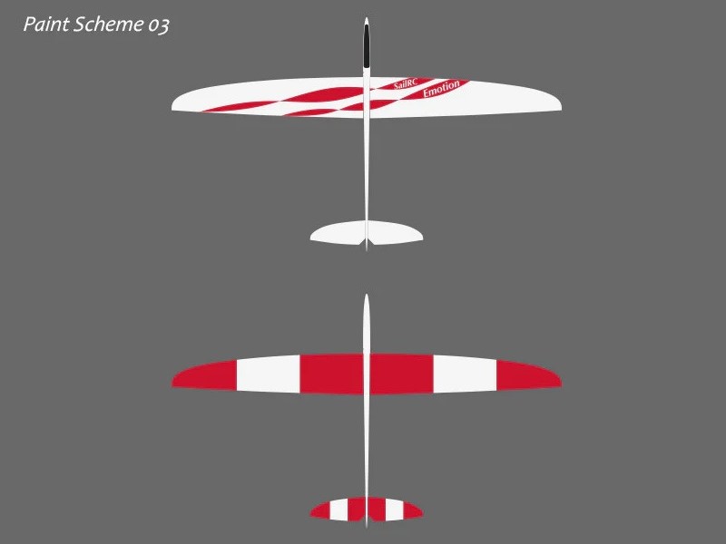 Voll GFK Segler Emotion X - 2000mm - RCRCM