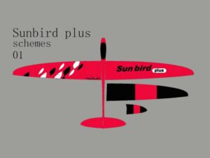 Voll GFK Elektrosegler Sunbird PLUS X - 2508mm - RCRCM