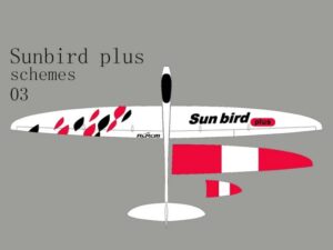 Voll GFK Elektrosegler Sunbird PLUS X - 2508mm - RCRCM