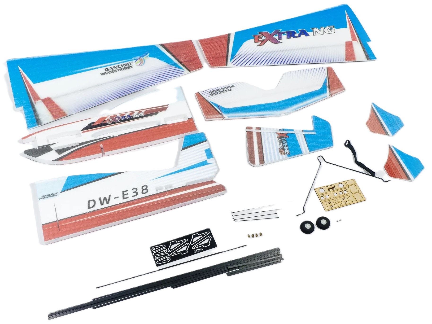 Extra-NG 3D, Spw 1200mm, Indoor KIT-Bausatz aus EPP - DW-Hobby – Bild 6