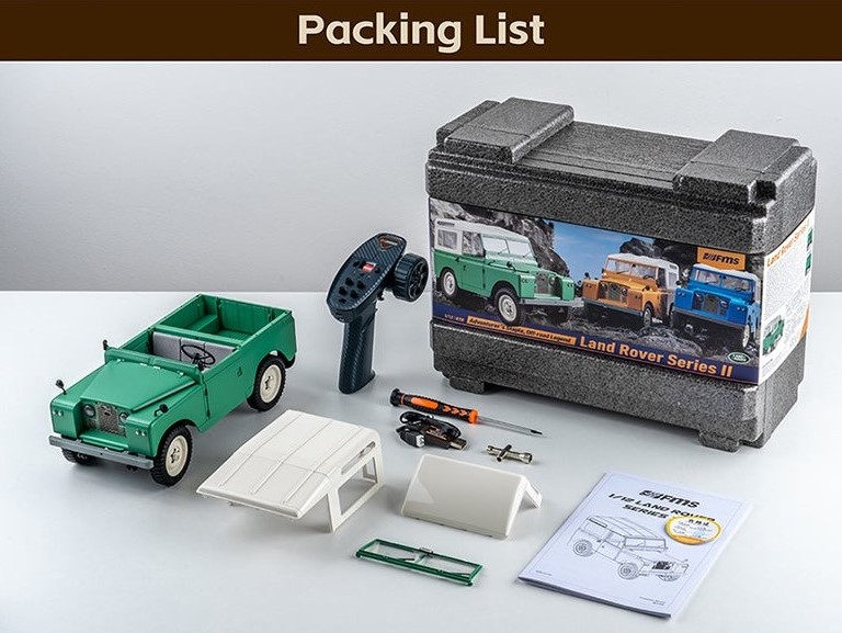 FMS Land Rover Serie II - Crawler - 1:12 - RTR-Set – Bild 6