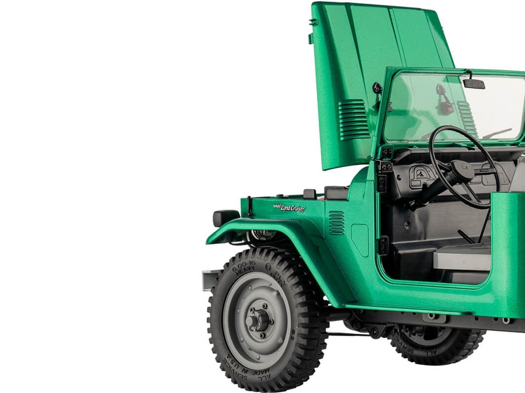 FMS TOYOTA FJ45 Pick Up grün - Crawler - 1:12 - RTR-Set FMS11203RTRGN – Bild 3