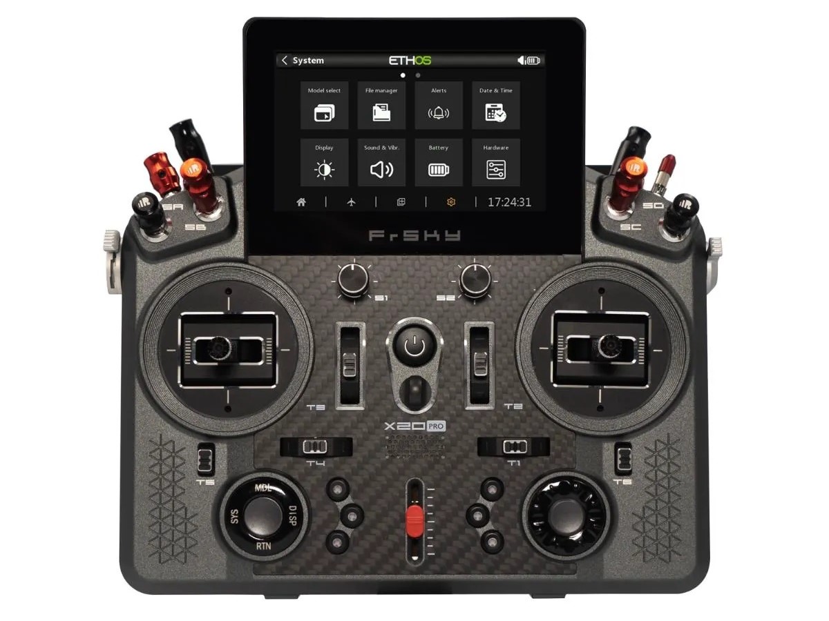 FrSky Tandem X20 PRO AW - AeroWing gray - Fernsteuerung