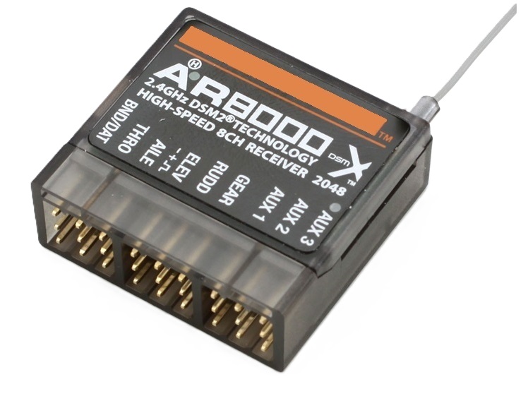Empfänger AR8000 DSMX - 8-Kanal - Spektrum kompatibel