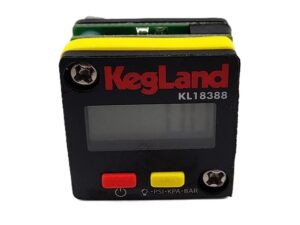 Kegland - digitales Mini Messgerät - Manometer 8mm DuoTight - 0-100psi