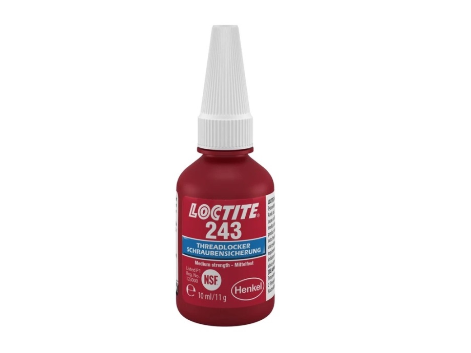 LOCTITE 243 10ml Schraubensicherung, Lack, mitttelfest, blau