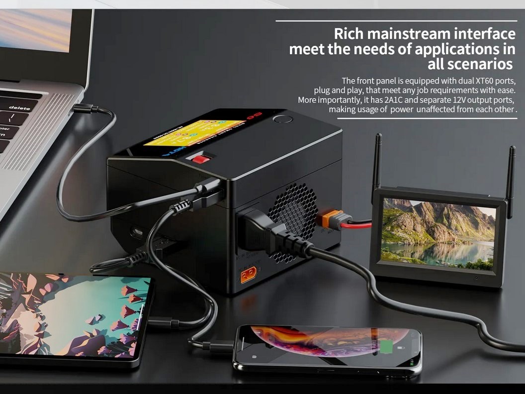 HOTA S6 AC Dual Charger Ladegerät, 400W - 15A – Bild 5