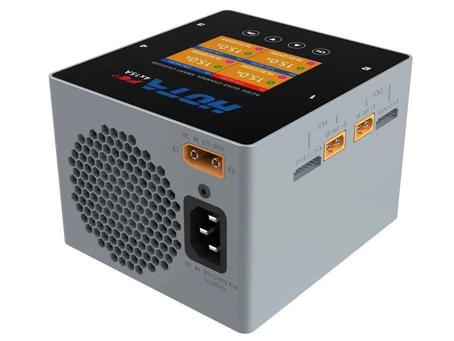 HOTA F6+ AC Charger Ladegerät - 4-Kanal - 4x 250W - 15A – Bild 3