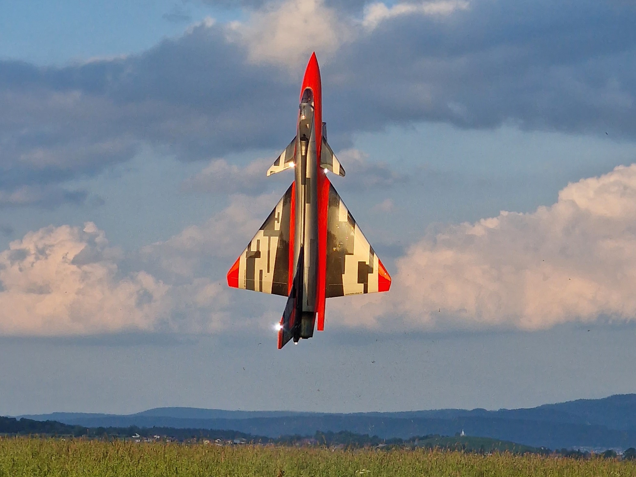 Chengdu J-10-B - Turbine Ready, 3D-Turbinen Jet, Spw 1677mm mit EZFW, Pilot-RC