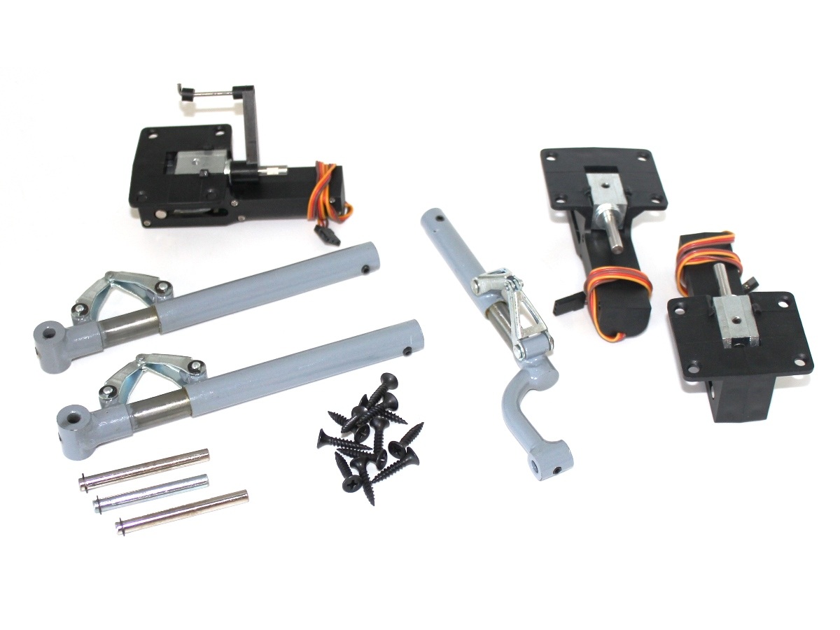 Einziehfahrwerk elektrisch mit Scale-Bein zu P-38, Spw 2100mm von VQ