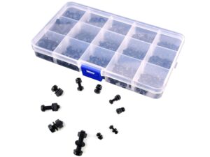 Nylon Schrauben Set / Muttern Set - 510 Stück - M2 - M5 - Kreuzschlitz