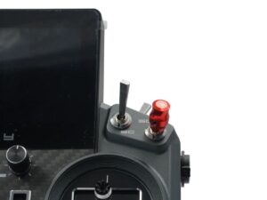 FrSky Schalter Kappe aus Metall - kurz - rot - zu Sender wie X18 / X20