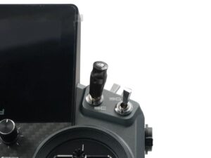 FrSky Schalter Kappe aus Metall - lang - schwarz - zu Sender wie X18 / X20