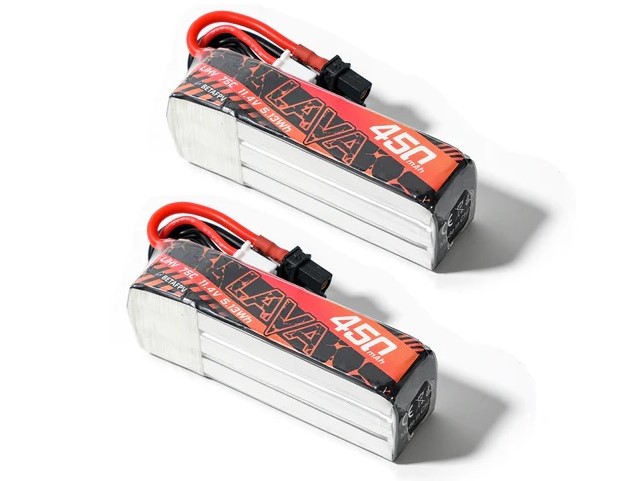 BetaFPV LAVA LiPo Akku 3S 11.4V, 450mAh - 75C - XT30 - 2er-Set