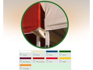 Dachrinne / Regenrinne zu Profi-Classic / HEBU-Tent - 4.5m - GELB