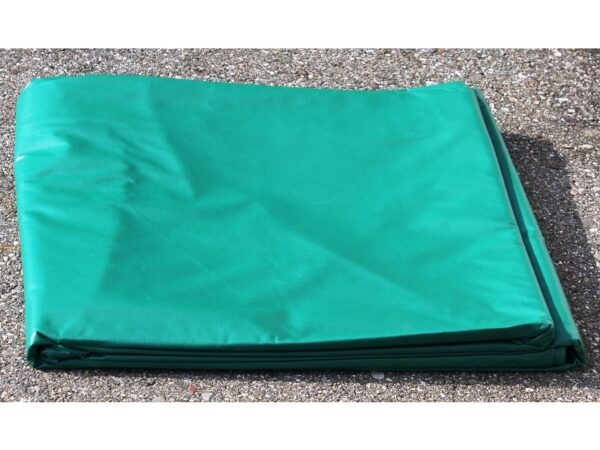 Blache / Abdeckplane 2x10m grün PVC ca. 500g/m2 mit Oesen