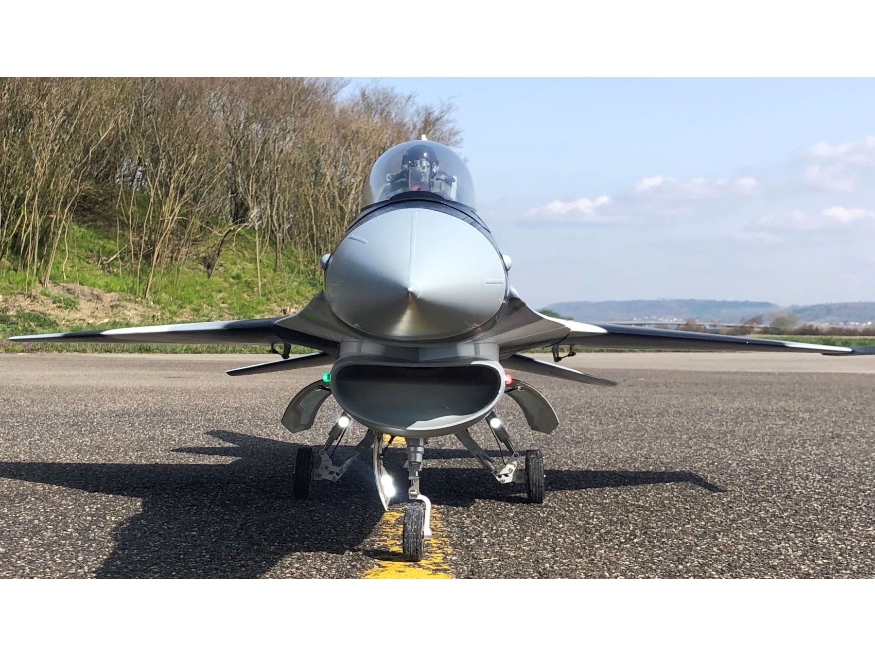 TopRC Model F-16 Camo Grey - Full Composite Scale Jet, Spw 1630mm, ARF-Set – Bild 3