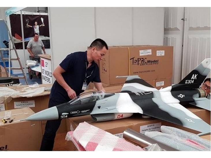 TopRC Model F-16 Camo Grey - Full Composite Scale Jet, Spw 1630mm, ARF-Set – Bild 5