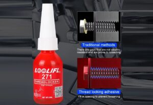 Schraubensicherungsslack 271 - 10ml hochfest rot - ähnlich Loctite