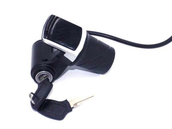 Lenkerarmaturen mit Schloss zu Elektrobike Klappfahrrad T18 - 500 Watt