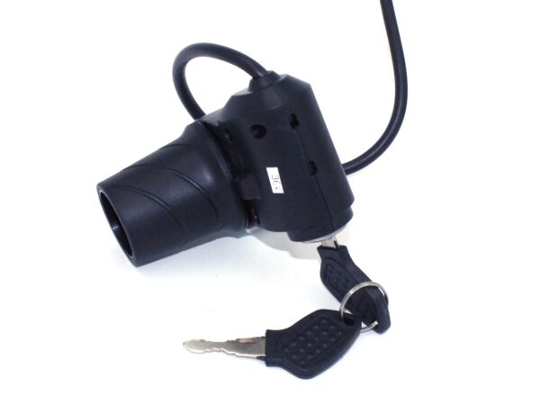 Lenkerarmaturen mit Schloss zu Elektrobike Klappfahrrad T18 - 500 Watt – Bild 2
