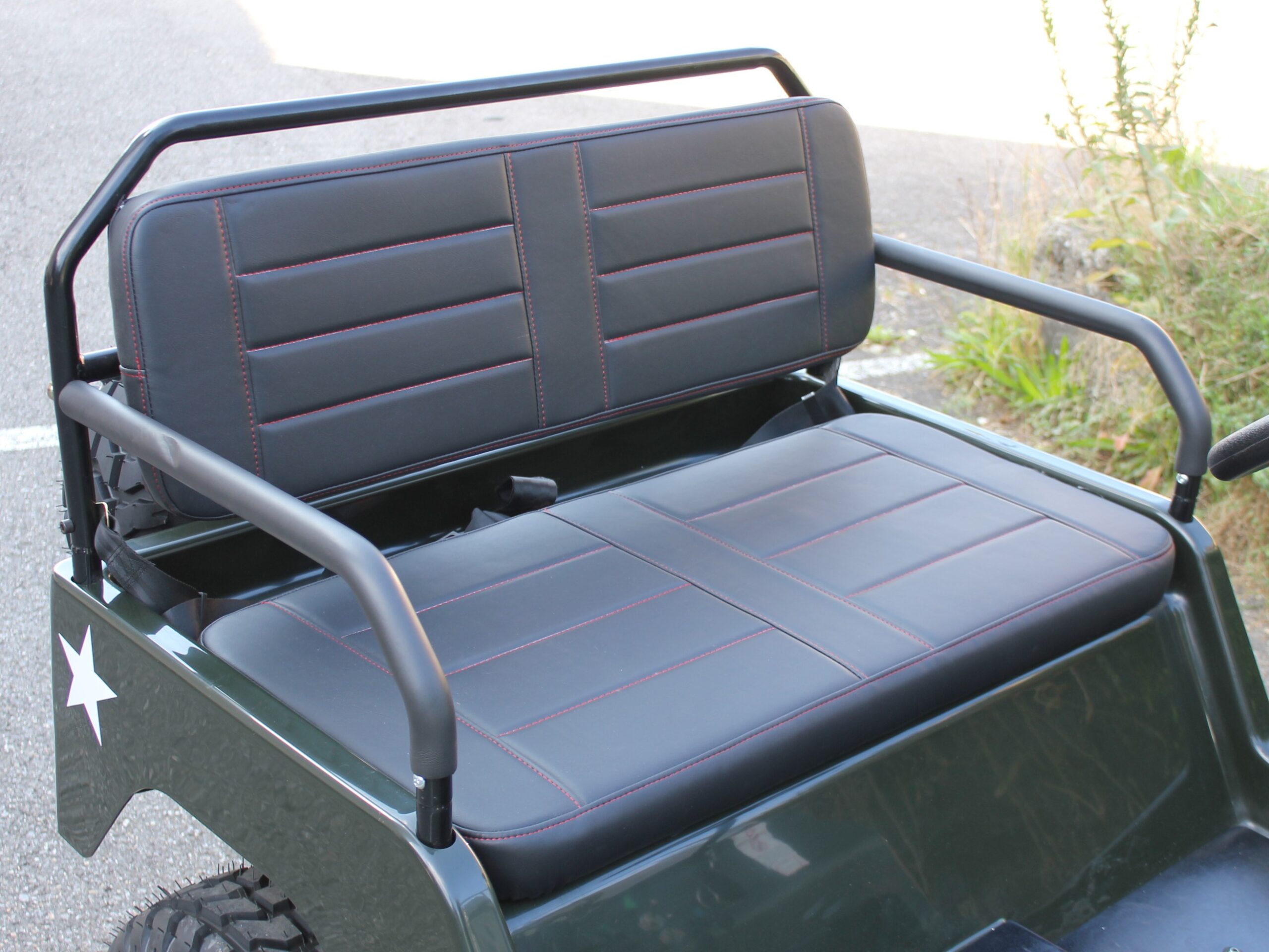 Kinder Willys-Jeep, 125ccm Benzinmotor, 3 Vor- und 1 Rückwärtsgang – Bild 5