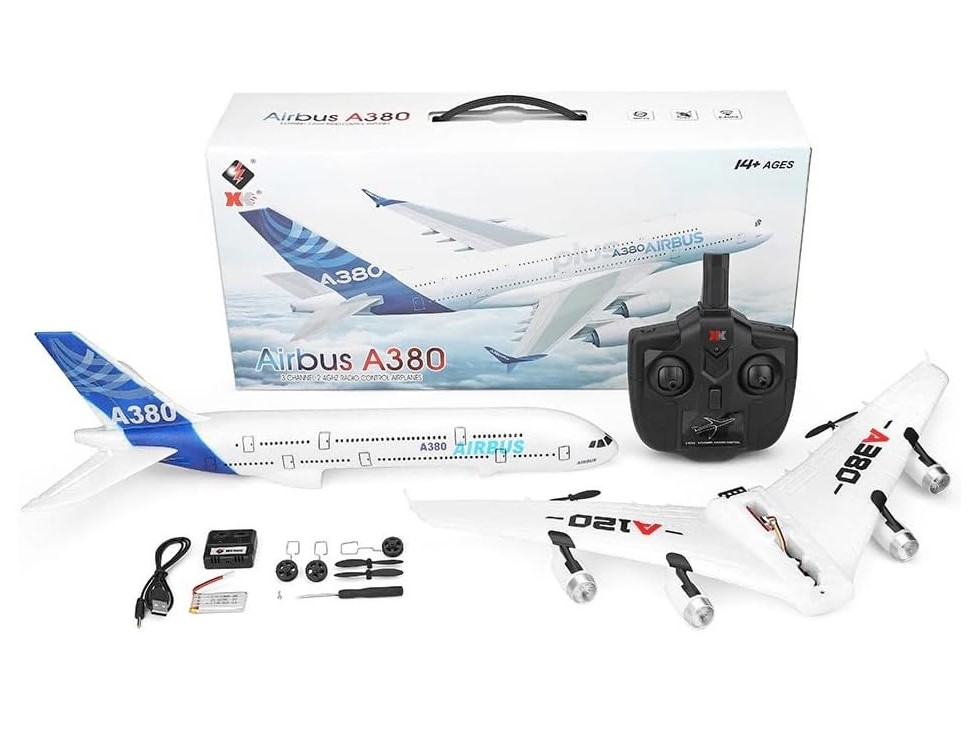 Mini Aircar A120 - A380 mit 3-Achs-Gyro, Spw 510mm, RTF-Set – Bild 5