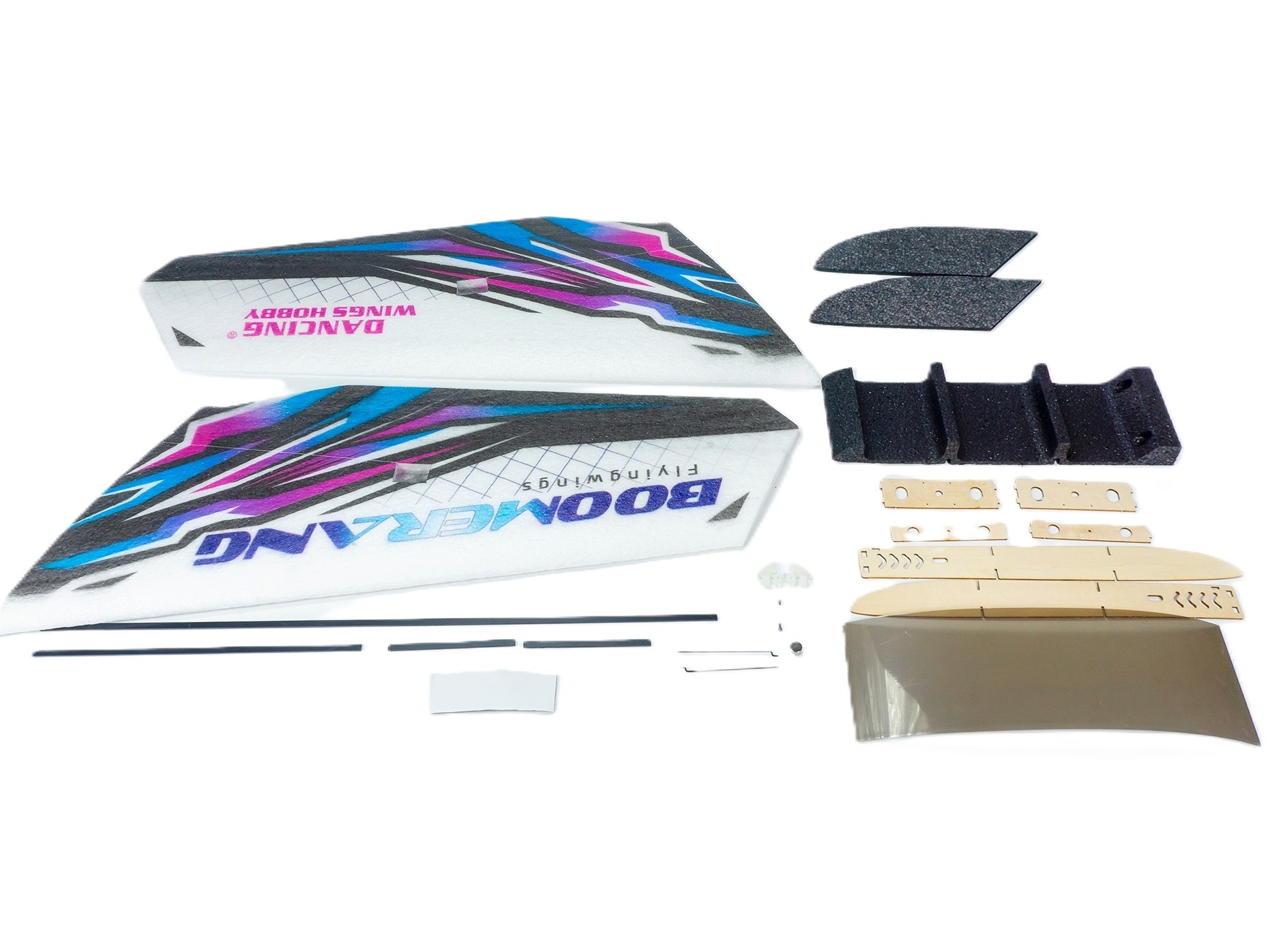 Boomerang Nurflügler, Spw 1114mm, EPP Kit-Bausatz - DW-Hobby – Bild 6