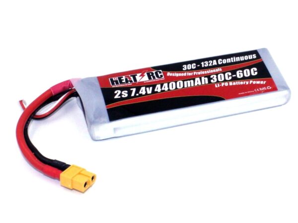 HEAT-RC, LiPo Akku 2S / 7.4V 4400mAh 30C - XT60