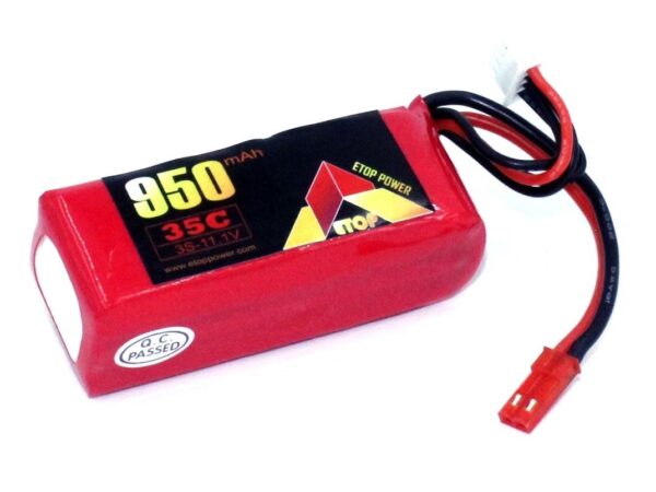LiPo Akku 3S / 11.1V, 950mAh 35C - JST ETOP