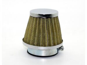 Luftfilter lang, 45mm (42-48mm) Anschlussweite, rot, Pocket Bike