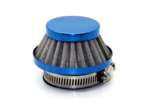 Luftfilter kurz, blau, 42mm Anschlussweite, Pocket Bike