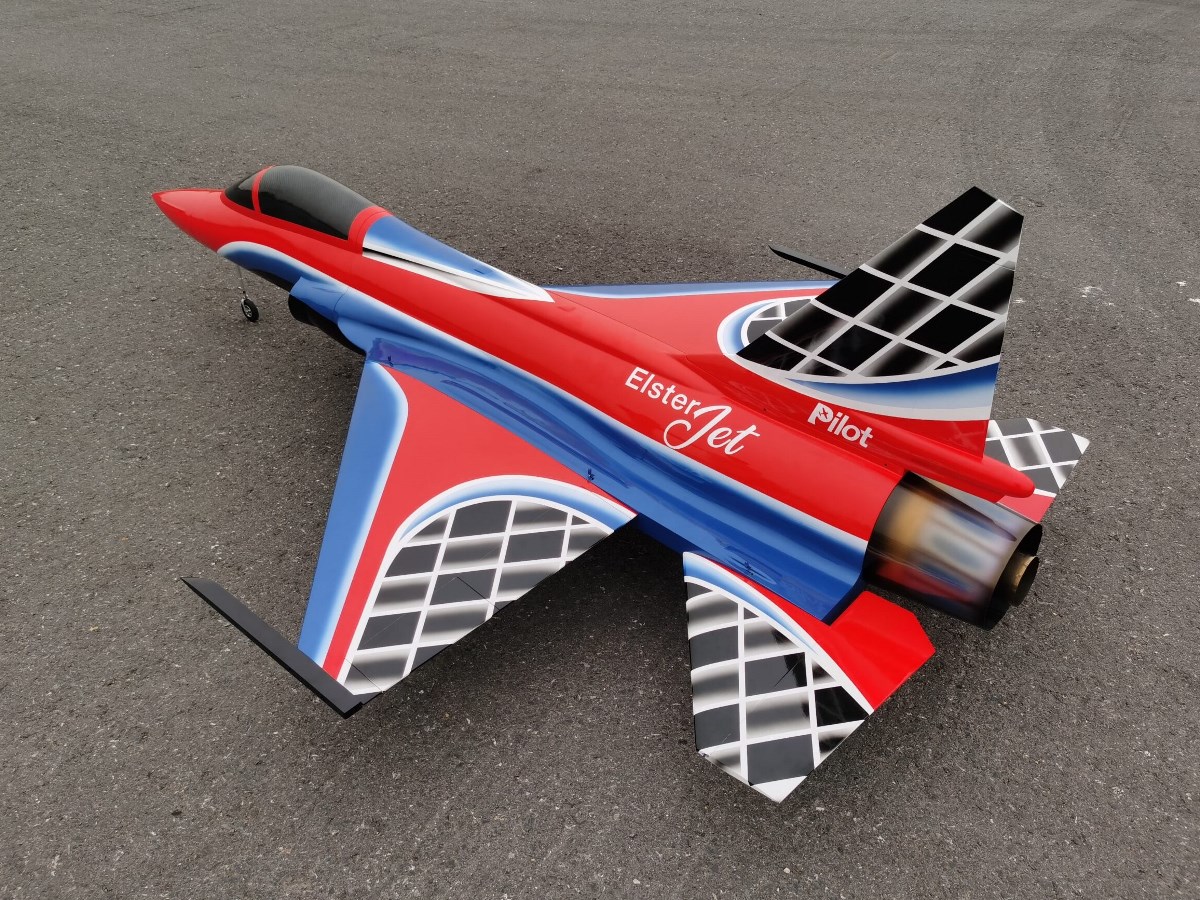 Elster Jet 2.7m FC1 - 3D-Turbinen Jet, Spw 1662mm, ARF-Set mit EZFW, Pilot-RC – Bild 4