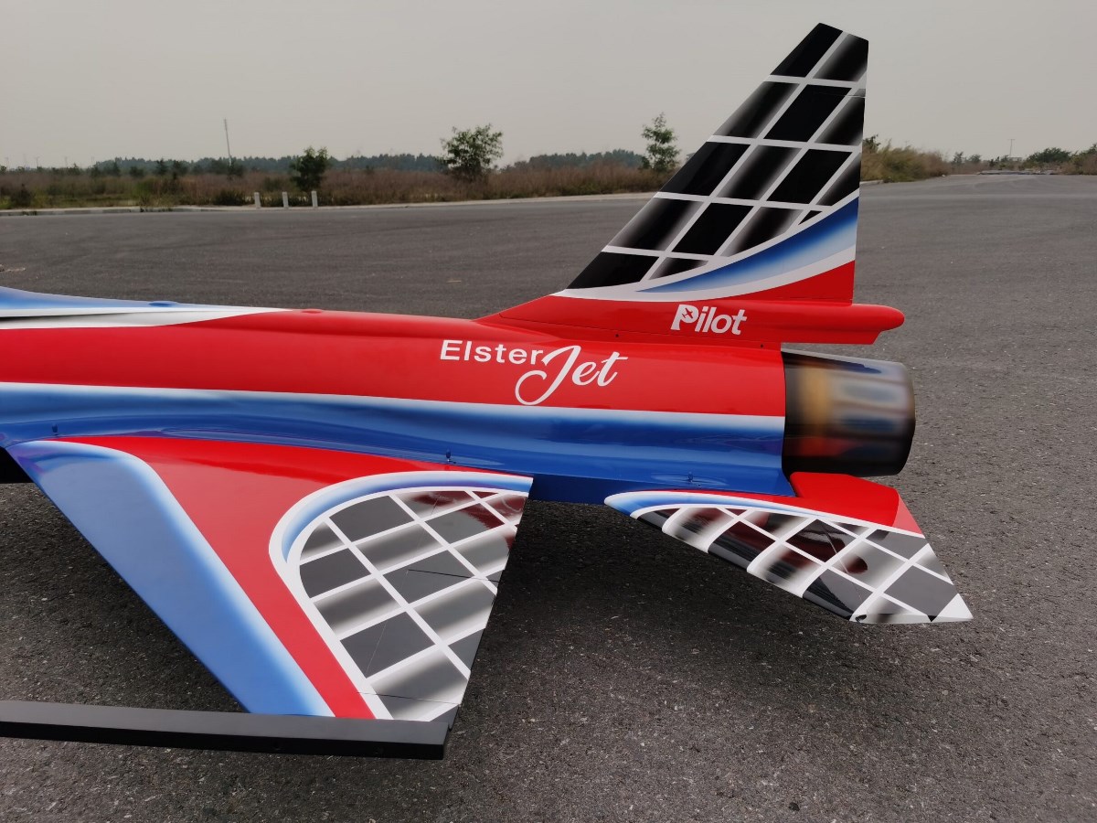 Elster Jet 2.7m FC1 - 3D-Turbinen Jet, Spw 1662mm, ARF-Set mit EZFW, Pilot-RC – Bild 5