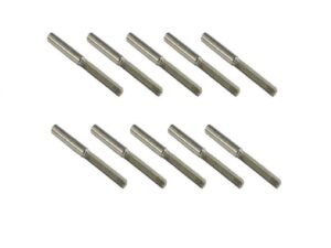 Löthülsen mit 3mm Gewinde zu Gabelköpfen - Set a 10 Stück