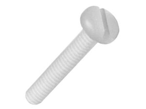 Nylon Zylinder Schrauben M4x40, 10 Stk.