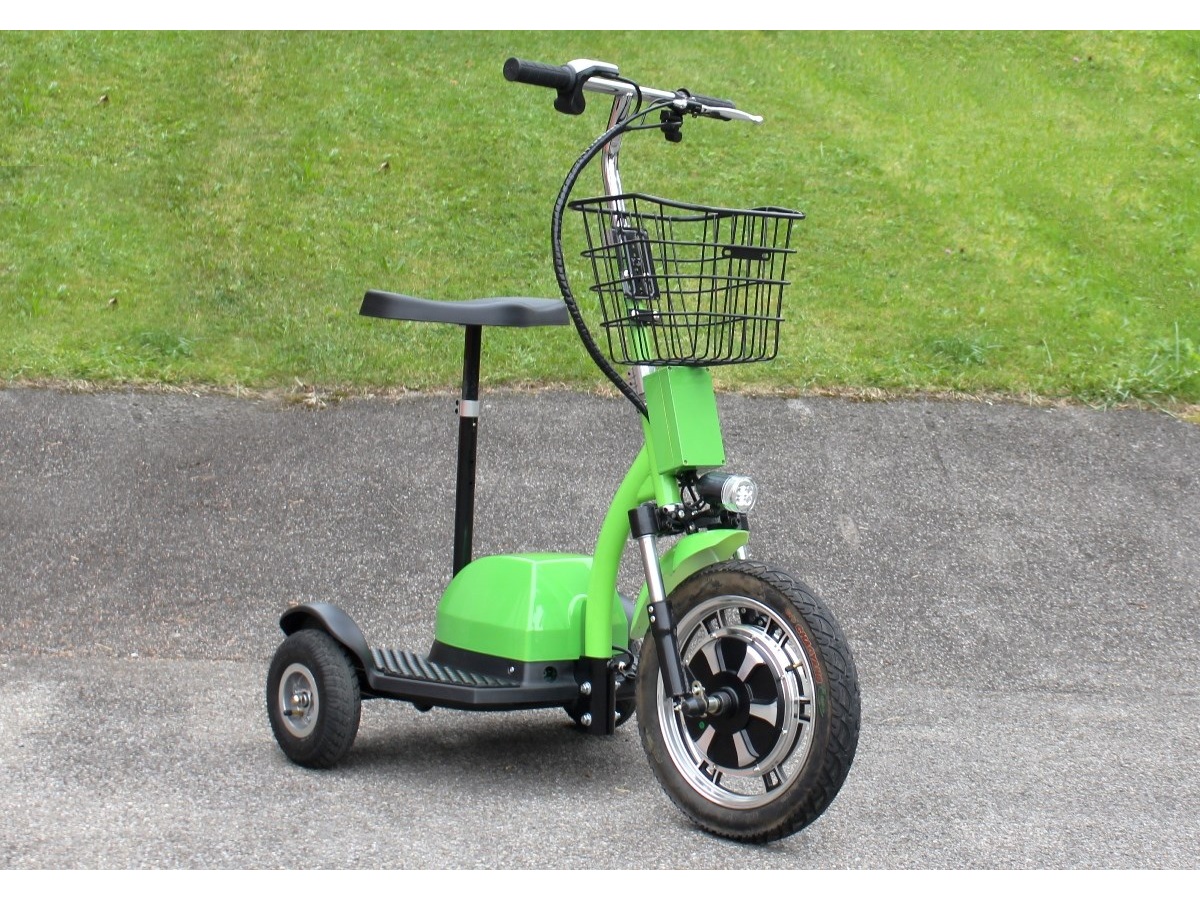 Betriebsbereit Dreirad Elektro-Scooter / Trottinett / Mobility-Scooter - 350 Watt - 36 V
