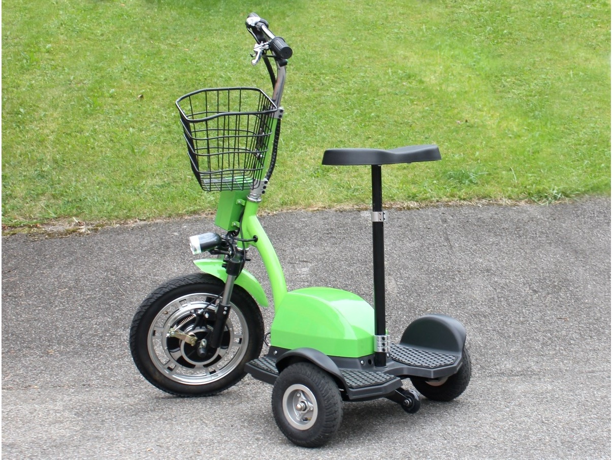 Betriebsbereit Dreirad Elektro-Scooter / Trottinett / Mobility-Scooter - 350 Watt - 36 V – Bild 3