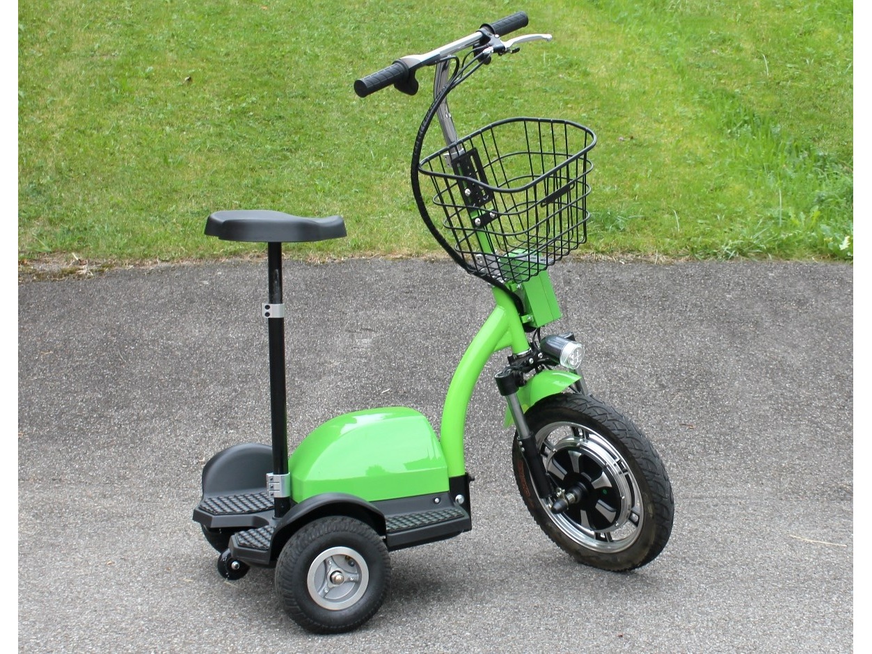 Betriebsbereit Dreirad Elektro-Scooter / Trottinett / Mobility-Scooter - 350 Watt - 36 V – Bild 4