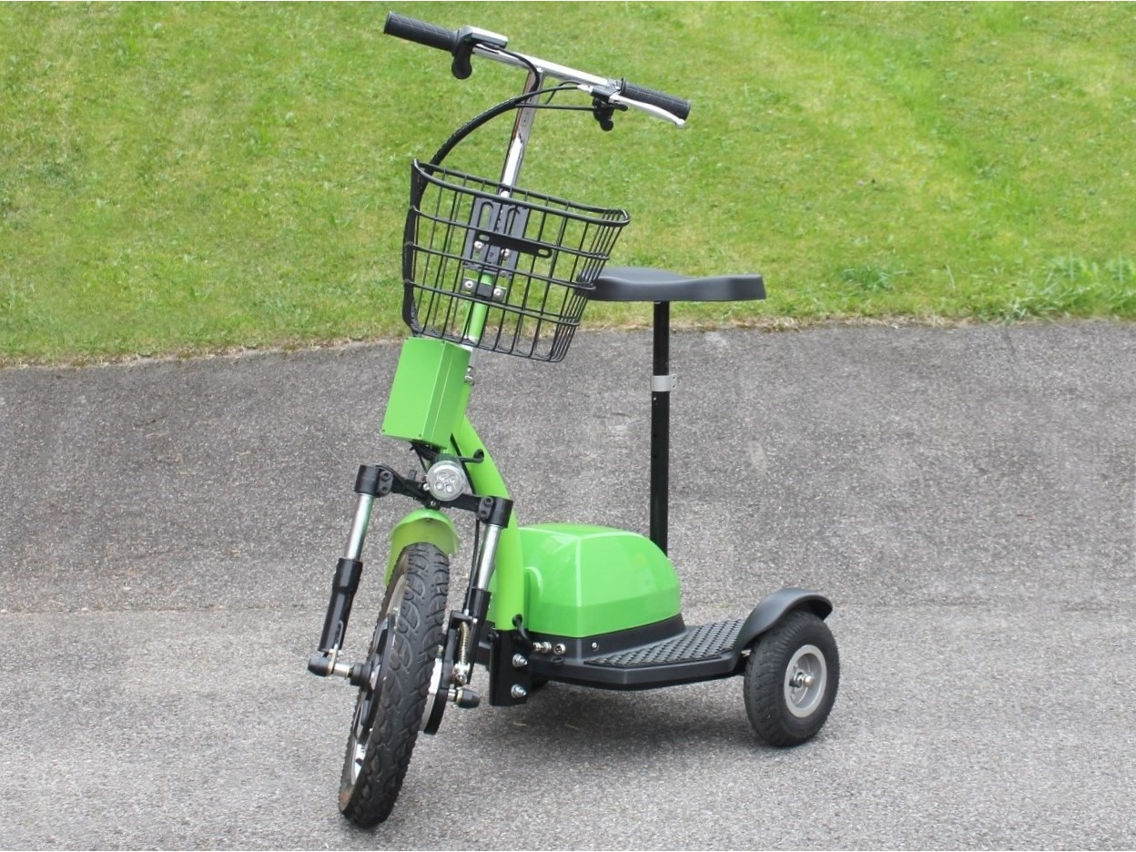 Betriebsbereit Dreirad Elektro-Scooter / Trottinett / Mobility-Scooter - 350 Watt - 36 V – Bild 5