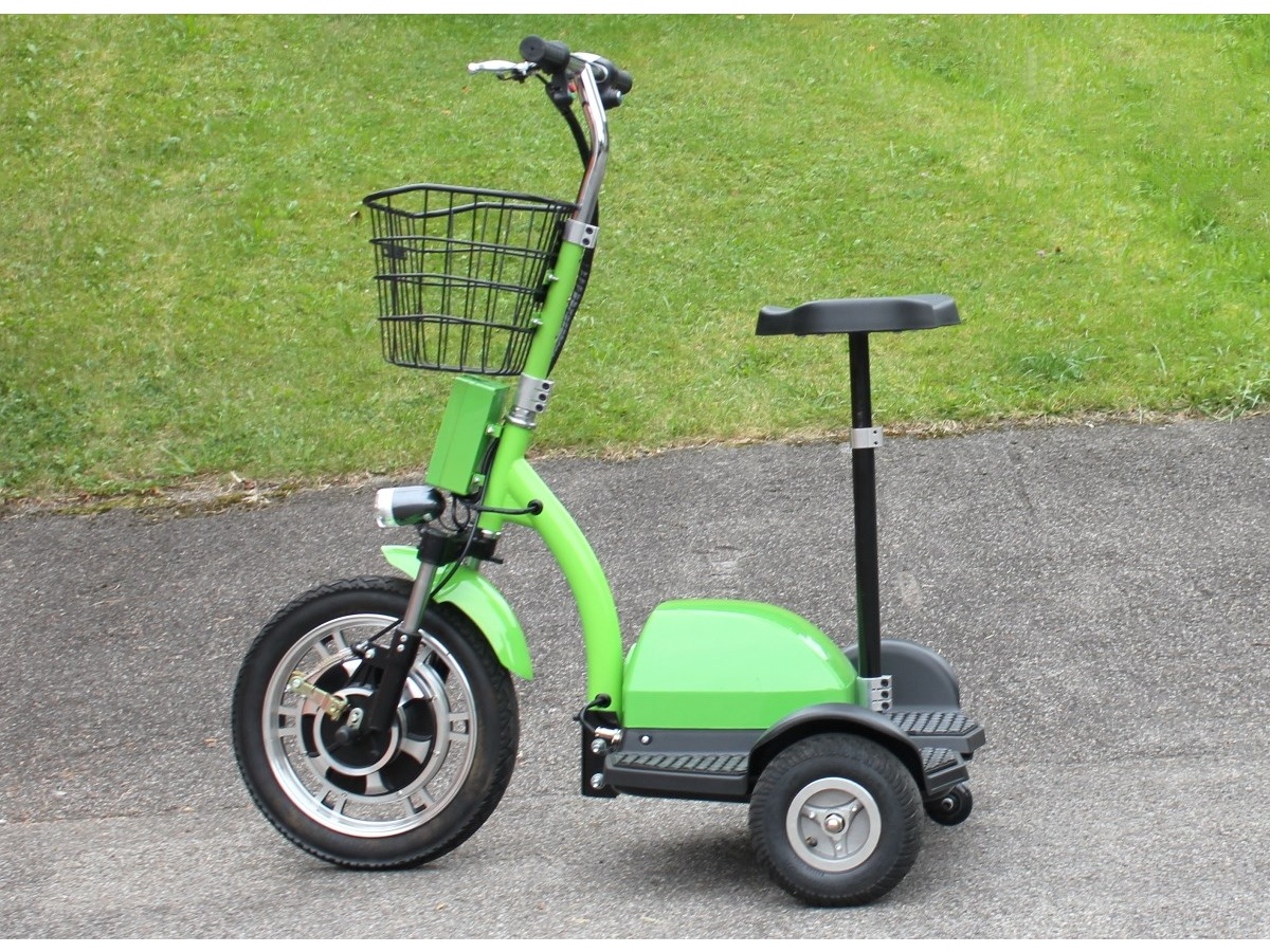 Betriebsbereit Dreirad Elektro-Scooter / Trottinett / Mobility-Scooter - 350 Watt - 36 V – Bild 6