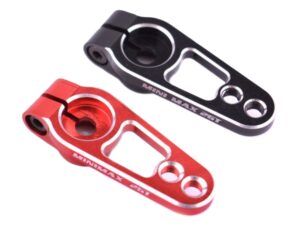 Alu Servoarm Servohebel, 19mm, 25T Servos wie Futaba / Savöx - schwarz