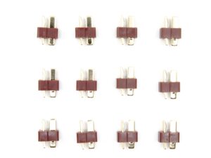 T-Plug Deans Hochstrom Stecker männlich - 12 Stück